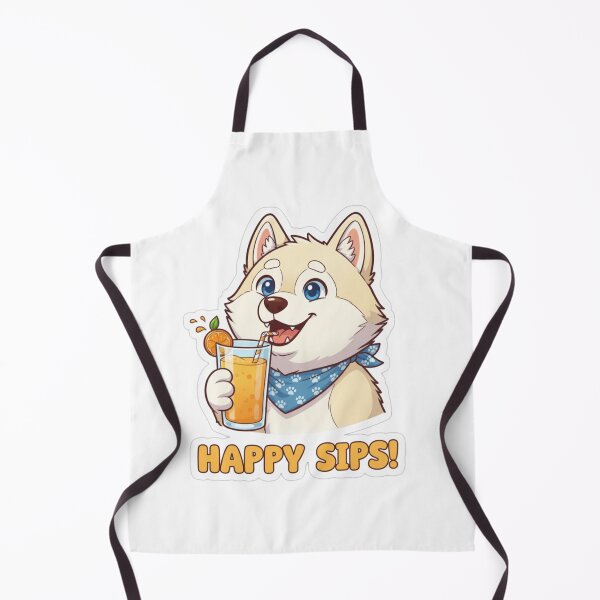 Item preview, Sipping Orange Juice, Happy Husky designed and sold by Artenode.