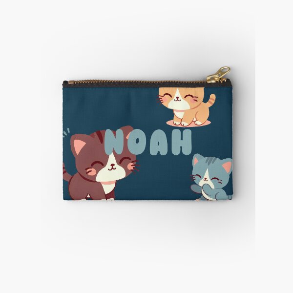 Item preview, Cute Cats and Name Noah – Kawaii Personalized Design designed and sold by karolinahinc.