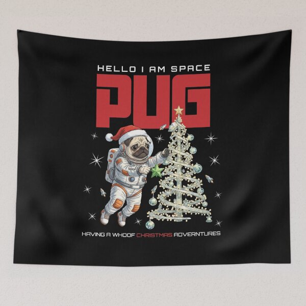 Item preview, Space Pug designed and sold by GraphicTeeHubs.