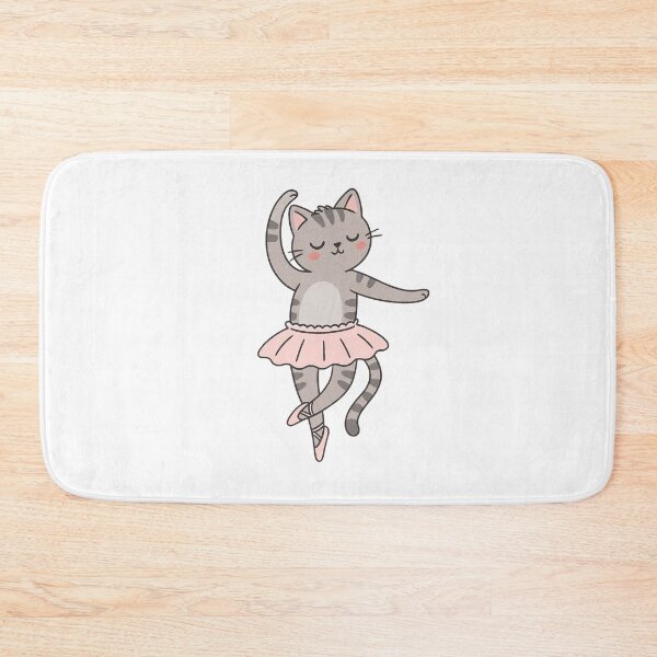 Item preview, Ballet Cat – Graceful Whiskers in Pink designed and sold by luckyyouth.