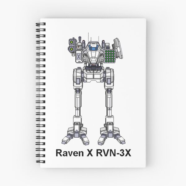 Item preview, Raven X  RVN-3X (White) - Inner Sphere BattleMech designed and sold by DagleysDesigns.