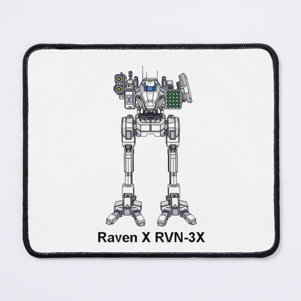 Item preview, Raven X RVN-3X (White) - Inner Sphere BattleMech designed and sold by DagleysDesigns.