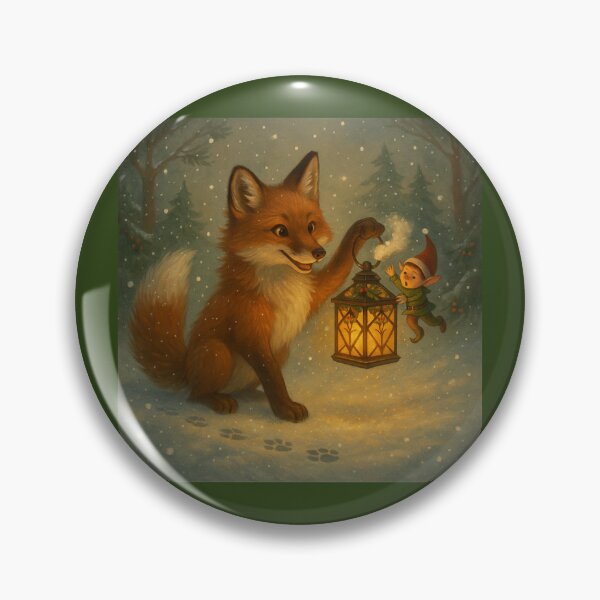 Item preview, The Great Elf Chase – Lanternlight Fox designed and sold by GeoWild Designs.