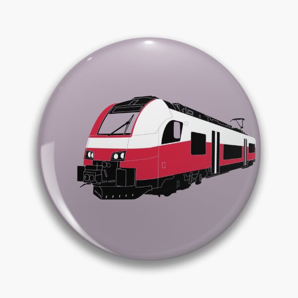 Item preview, Austrian S-Bahn – Modern Red and White City Train designed and sold by Geokafi.