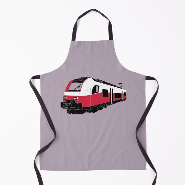 Item preview, Austrian S-Bahn – Modern Red and White City Train designed and sold by Geokafi.