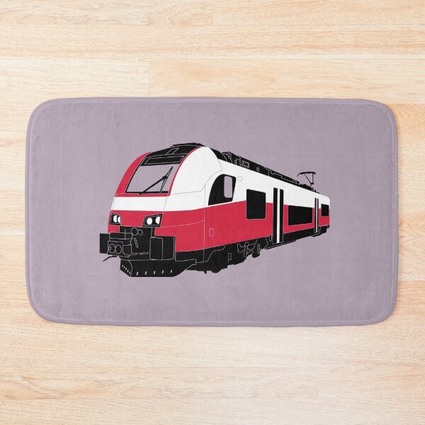 Item preview, Austrian S-Bahn – Modern Red and White City Train designed and sold by Geokafi.