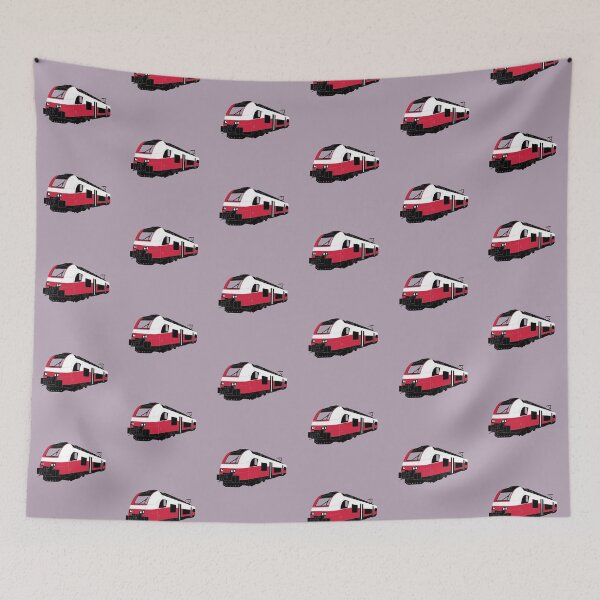 Item preview, Austrian S-Bahn – Modern Red and White City Train designed and sold by Geokafi.