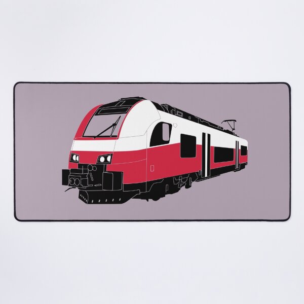 Artikelvorschau, Österreichische S-Bahn – Moderner rot-weißer Stadtzug entworfen und verkauft von Geokafi.