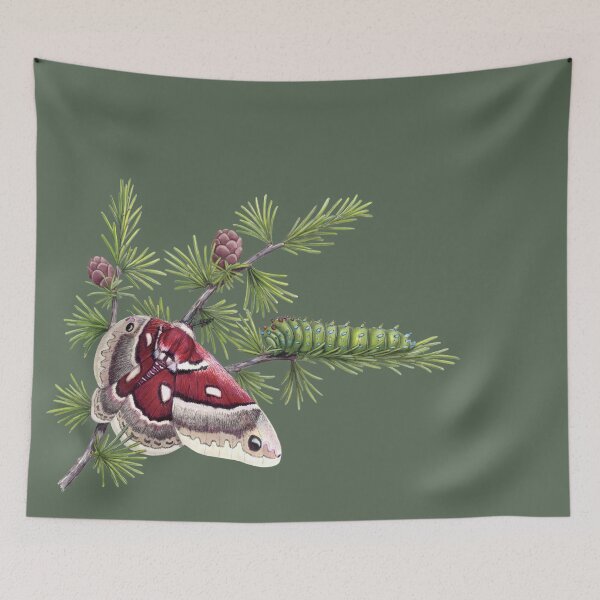 Item preview, Columbia Silk Moth on a Tamarack  designed and sold by JadaFitch.