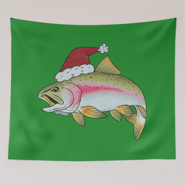 Item preview, Santa Trout — Merry Fishmas Classic designed and sold by DerpCat Sketches.