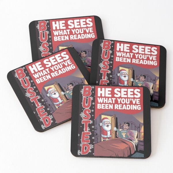 Item preview, He Sees What You've Been Reading Busted designed and sold by MENart Design.