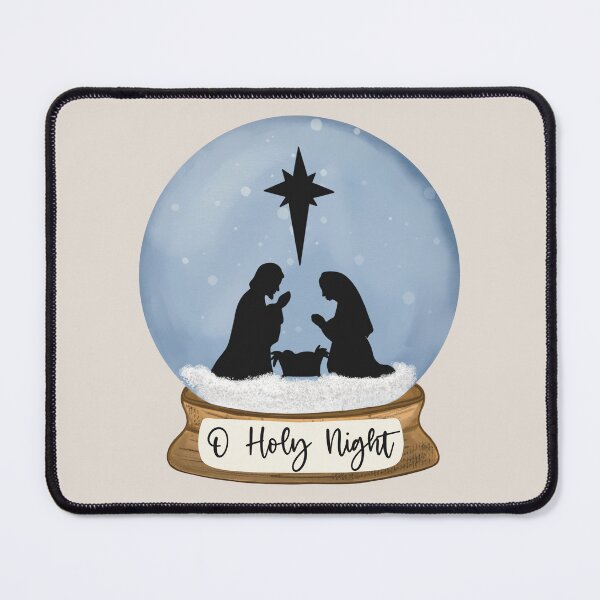 Item preview, O Holy Night Snowglobe designed and sold by Willow & Grace Designs.