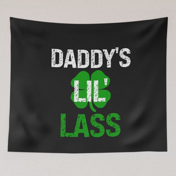 Item preview, Daddy's Lil' Lass Cute Submissive Saying designed and sold by SharpThreadZ.