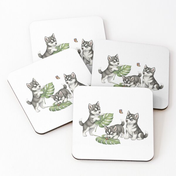 Item preview, Three little Huskies in the middle of a game designed and sold by CHRIST5000.