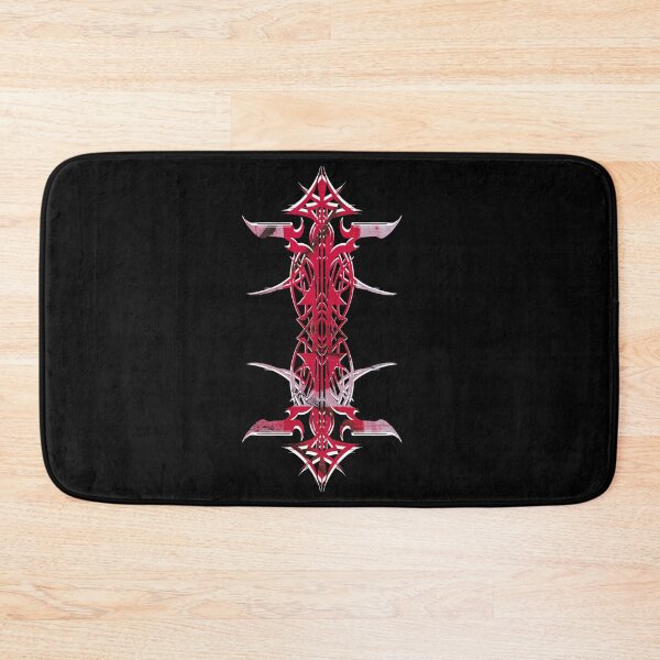 Item preview, Abstract Printed Pin Stripes - Cherry soda + White on Black background designed and sold by Elizabeth-Banks.