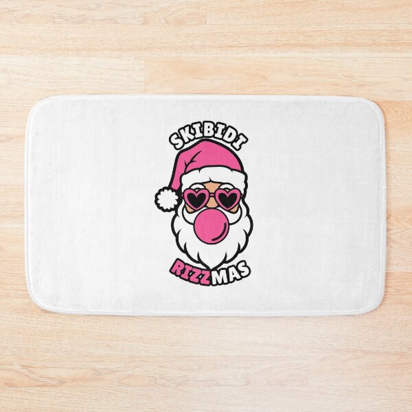 Item preview, Skibidi Rizzmas - Cool Pink Santa Claus Gen Alpha Meme designed and sold by HumanPhase.