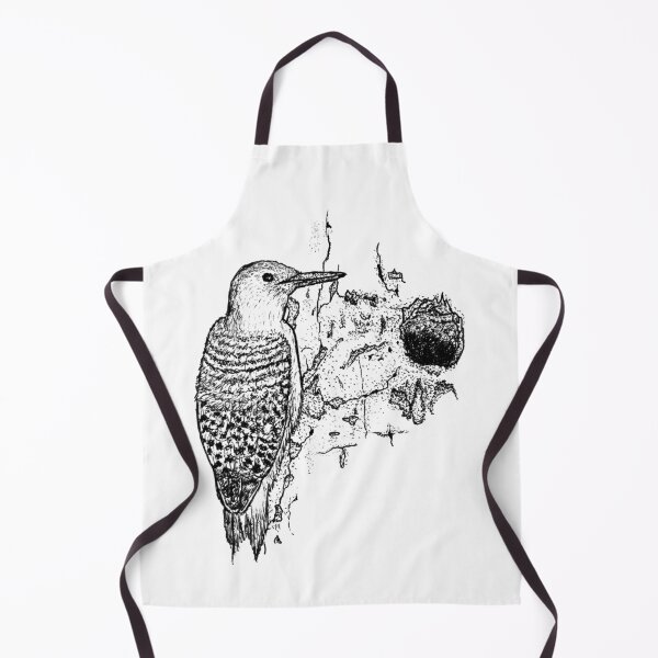 Item preview, Red-Bellied Woodpecker Stipple Drawing Detailed Wildlife Pen Ink Art designed and sold by wbhny.