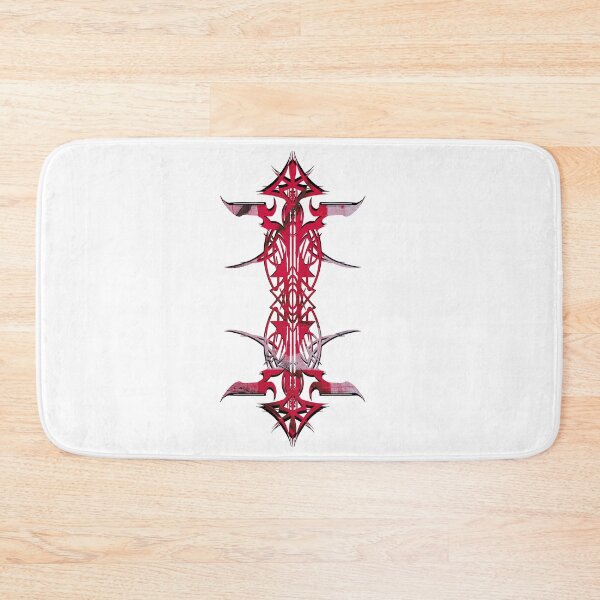 Item preview, Abstract Printed Pin Stripes - Cherry soda + Black on White Background designed and sold by Elizabeth-Banks.