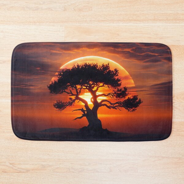 Item preview, Lone Tree at Sunset designed and sold by Design-Illusi0n.