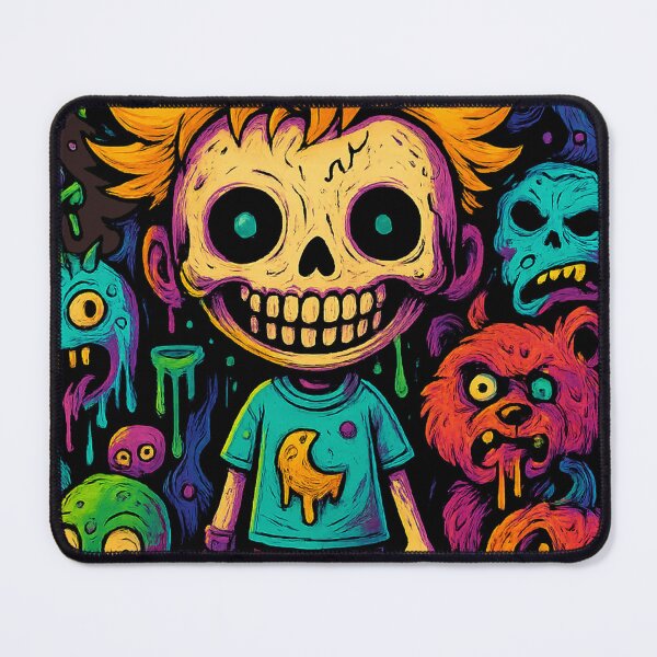 Item preview, Deathbringer Cute Demon Kid – Kawaii Monster Skull Art designed and sold by Thaivi Design.