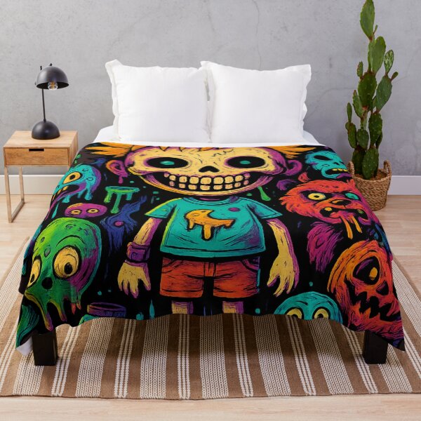 Item preview, Deathbringer Cute Demon Kid – Kawaii Monster Skull Art designed and sold by Thaivi Design.