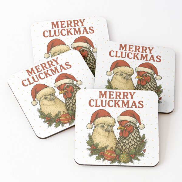 Item preview, Silkie and Wyandotte Christmas designed and sold by Meandmyshop.