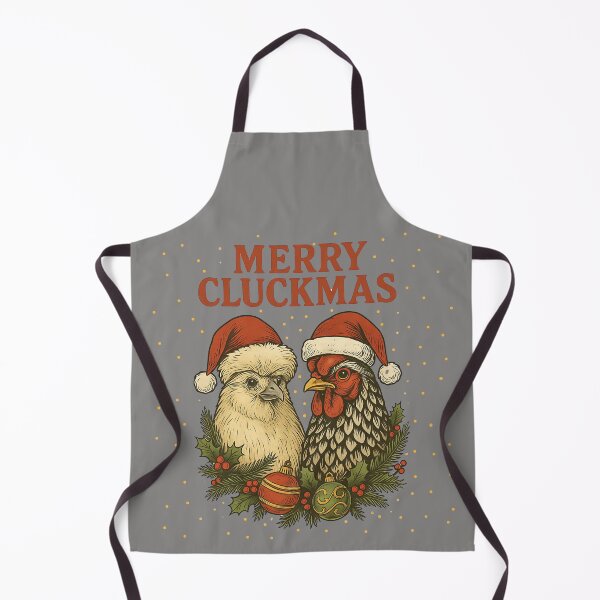 Item preview, Silkie and Wyandotte Christmas designed and sold by Meandmyshop.
