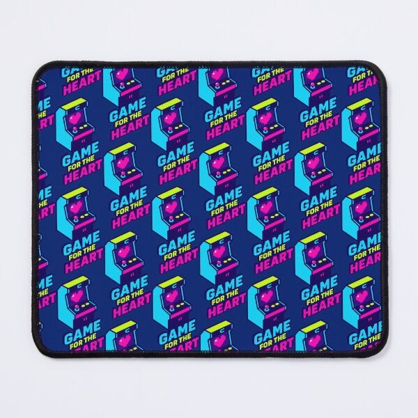 Item preview, Game for the Heart — Neon Retro Love Art designed and sold by DSGIN4YOU.