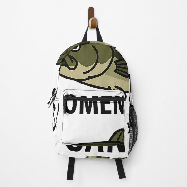 Item preview, Women Fear Me, I Can’t Fish – Funny Fishing Meme Parody Design designed and sold by LowDownGraphics.