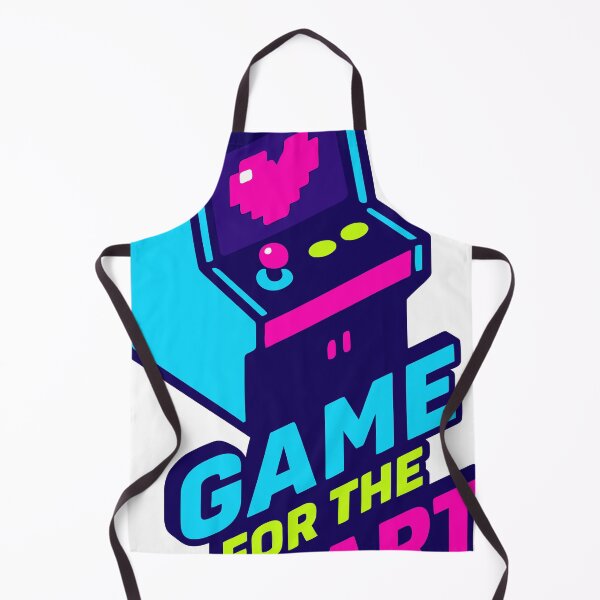 Item preview, Game for the Heart — Neon Retro Love Art designed and sold by DSGIN4YOU.