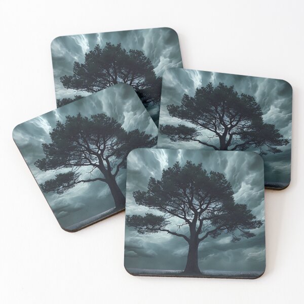 Item preview, Storm Tree Under Dark Sky designed and sold by Design-Illusi0n.