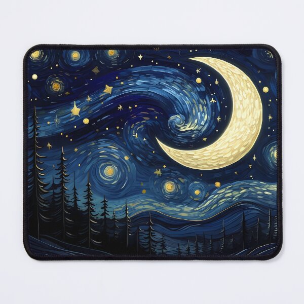 Item preview, Starry Night Over Forest designed and sold by Design-Illusi0n.