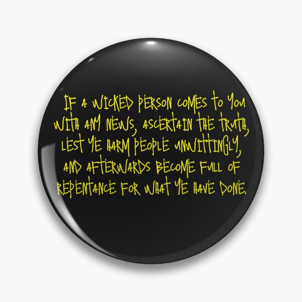 Item preview, Verify the Truth Before Acting designed and sold by aminz4.