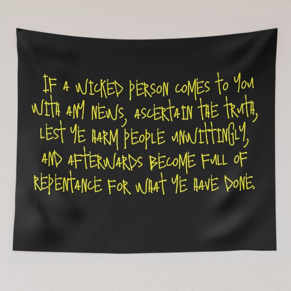 Item preview, Verify the Truth Before Acting designed and sold by aminz4.