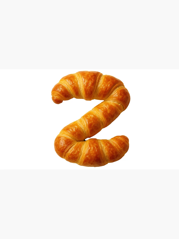 Imagen 3 de 3, Gorra con la obra CROISSANT LETTER Z, diseñada y vendida por ART-TYPE.
