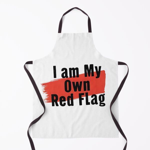 Item preview, I am My Own Red Flag Graphic Tee | Bold, Ironic & Self-Aware Humor designed and sold by VibeCheckTees13.