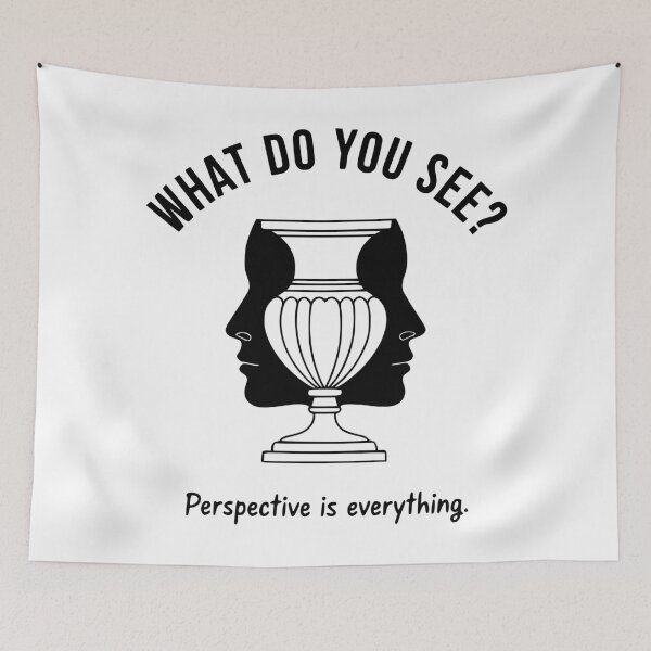 Item preview, What Do You See? Perspective Is Everything Optical Illusion designed and sold by Enga6.