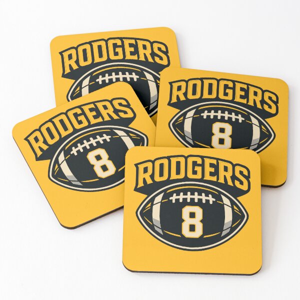 Item preview, Rodgers 8 Football designed and sold by FanFocusedTees.