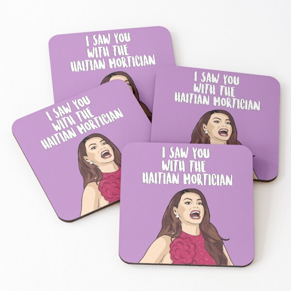 Item preview, Adriana de Moura - Real Housewives of Miami - "I Saw You With The Haitian Mortician" - RHOM designed and sold by PopShopDesignFR.
