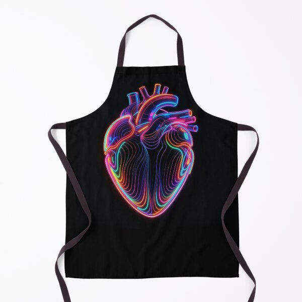Item preview, Neon Anatomical Heart Illustration designed and sold by Minuto Cria.
