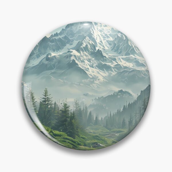 Item preview, Majestic Mountain Valley designed and sold by Design-Illusi0n.