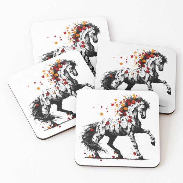 Item preview, Birchbark Horse, Ai Generated Art  designed and sold by ACC .