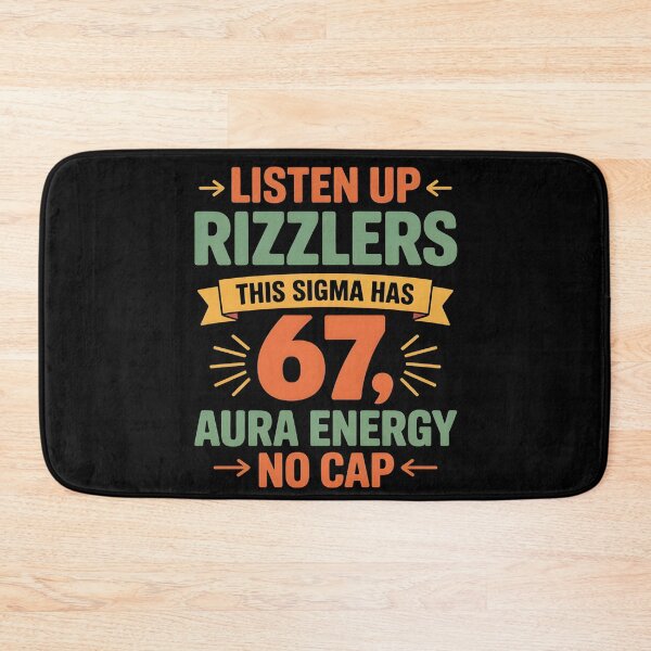 Item preview, Listen Up Rizzlers This Sigma Has 67 Aura Energy Six Seven designed and sold by BLZART.