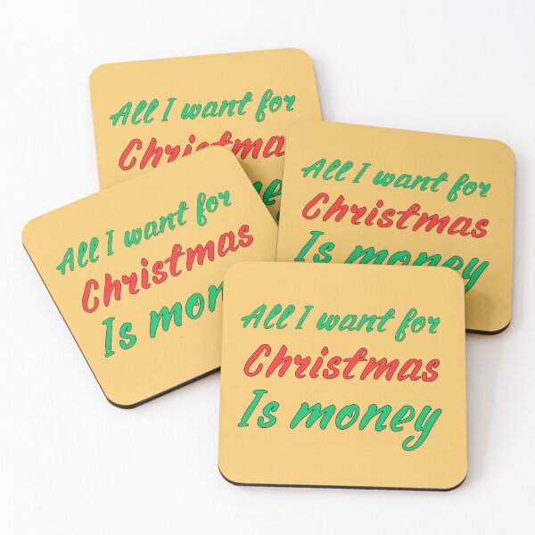 Item preview, All I Want For Christmas Is Money Funny Christmas Joke designed and sold by HumanPhase.