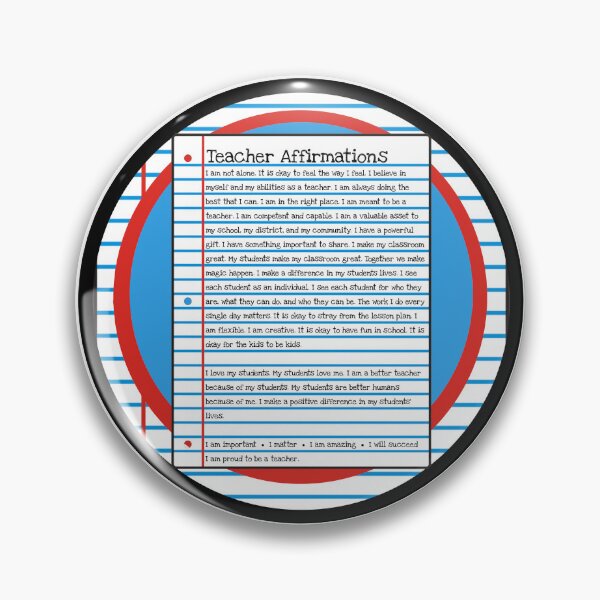 Item preview, Written Teacher Affirmations designed and sold by The Subbin' Sisters.