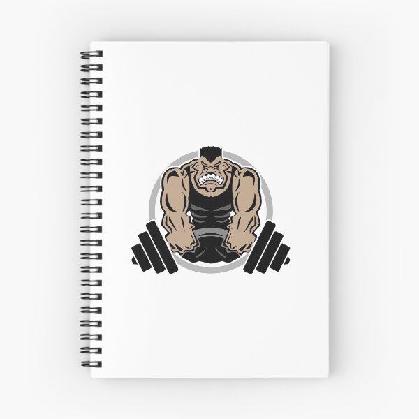Item preview, Weightlifting Muscle Fitness Gym Cartoon designed and sold by hobrath.
