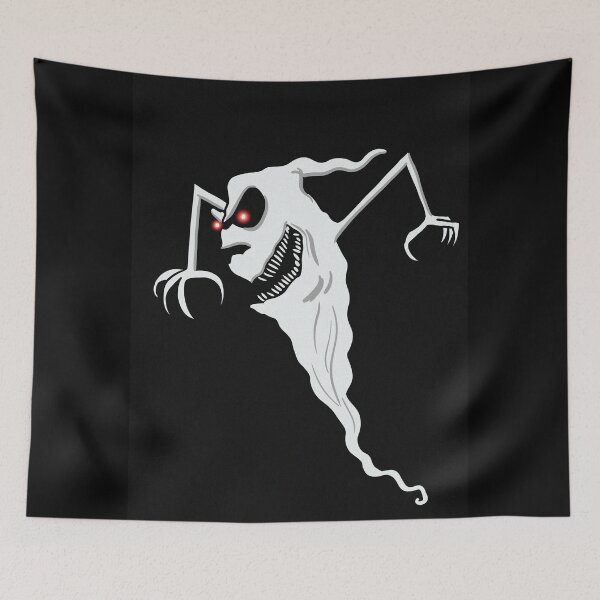 Item preview, Halloween Ghost spooky hand drawn cartoon art illustration designed and sold by Vintage Designs +.