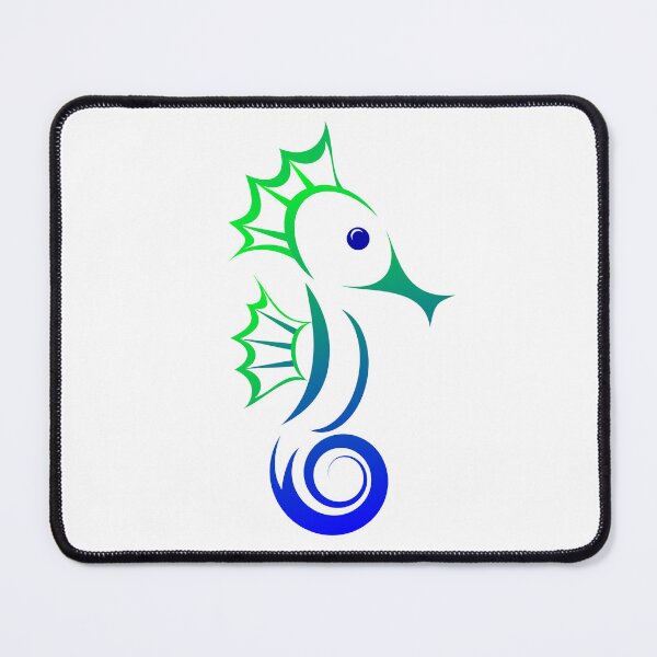 Item preview, Green and Blue Seahorse designed and sold by Risa-C.