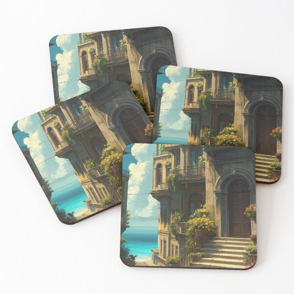 Item preview, The Stairs of Sunlit Serenity designed and sold by oanaunciuleanu.