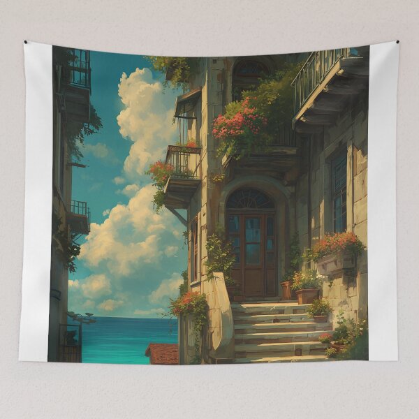 Item preview, The Stairs of Sunlit Serenity designed and sold by oanaunciuleanu.
